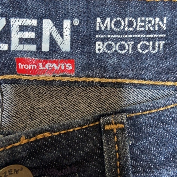 LEVI’S DENIZEN Moden Boot Cut Denim Jeans Size 30 - Picture 4 of 14